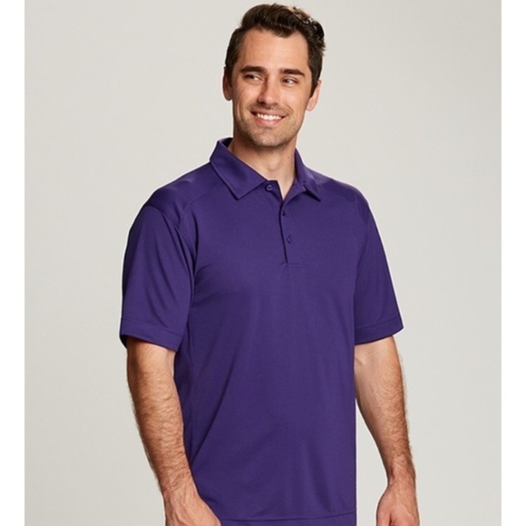 NWT Cutter & Buck Genre Polo Lg Purple - Picture 3 of 7